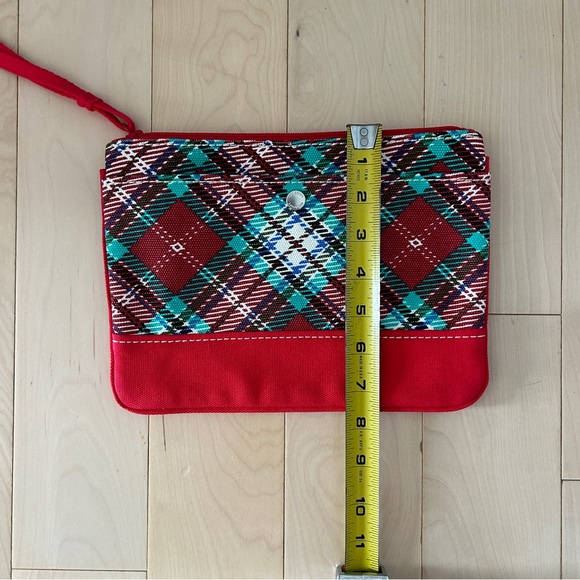 Land’s End Red Plaid Clutch - Picture 3 of 3